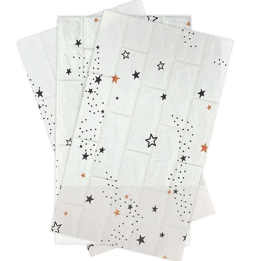 maxibazar Sticker Brique X3 A Motifs 70X39X0.5Cm- Stickers