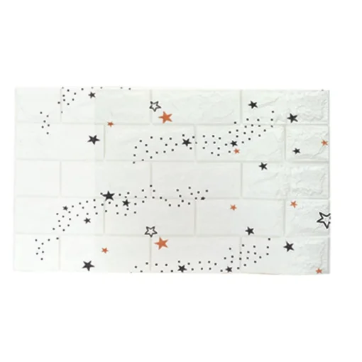 maxibazar Sticker Brique X3 A Motifs 70X39X0.5Cm- Stickers