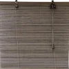 maxibazar Store Enrouleur Lattes Bambou 150X180Cm Gris- Stores