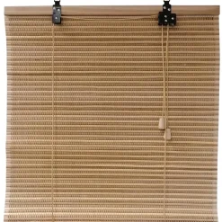 maxibazar Store Enrouleur Lattes Bambou 120X180Cm Naturel Beige- Stores