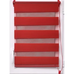 maxibazar Store Enrouleur Lumiere Nuit 150X180Cm Rouge Piment- Stores