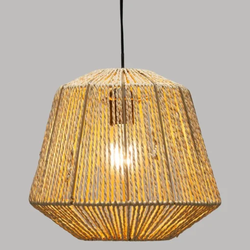 Atmosphera Suspension Corde Ethnique Jily D.30X26Cm- Lustres Et Suspensions