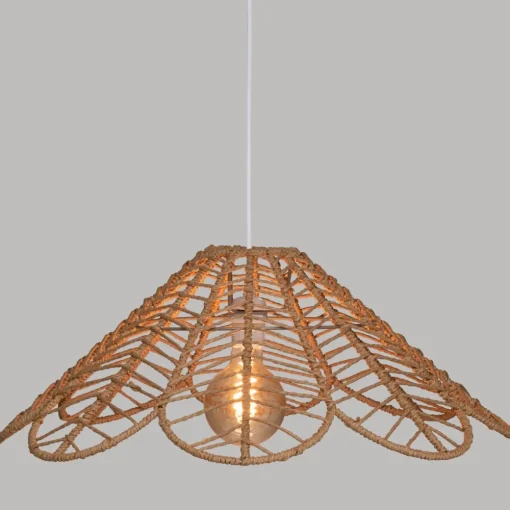 Atmosphera Suspension Corde Folk Naturel D.58Cm- Lustres Et Suspensions