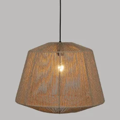 maxibazar Suspension Corde Jily Naturel D.48Cm- Lustres Et Suspensions
