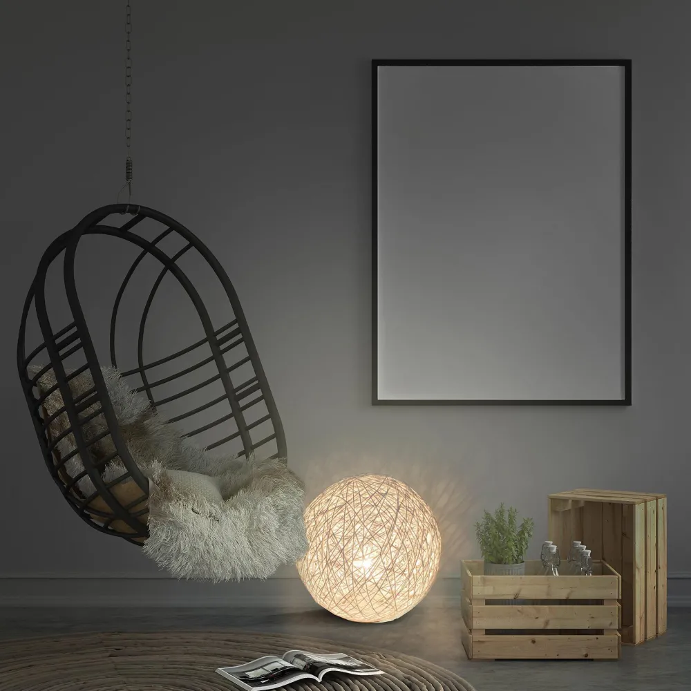 maxibazar Suspension Interieur Beige 30Cm- Lustres Et Suspensions