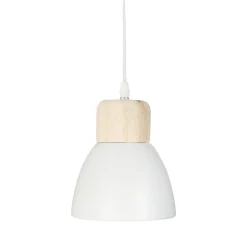 Atmosphera Suspension Metal Blanc Desy H.19Cm- Lustres Et Suspensions