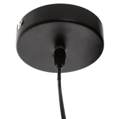 Atmosphera Suspension Metal Bois Cuba Noir 94Cm- Lustres Et Suspensions