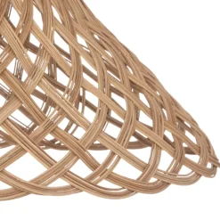 maxibazar Suspension Rotin Lour Naturel D.64Cm- Luminaires