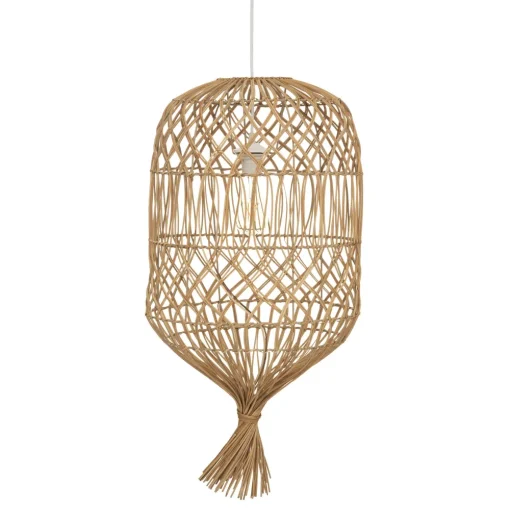 Atmosphera Suspension Rotin Milou Naturel D.38Cm- Luminaires