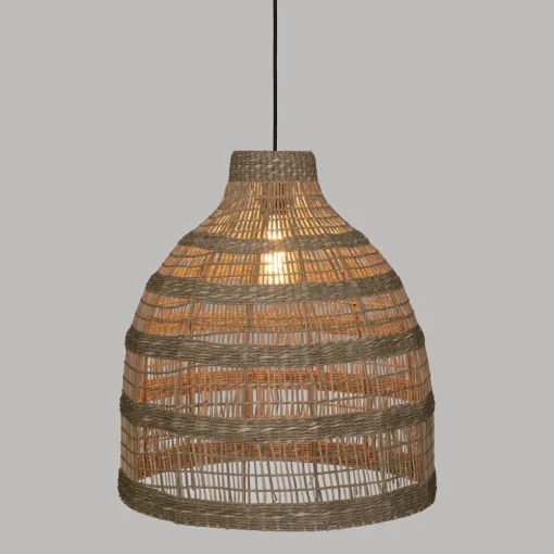 maxibazar Suspension Rotin Sea View Naturel D.45Cm- Luminaires