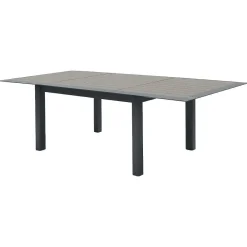 Hespéride Tables De Jardin></noscript>Table Allure Aluminium Muscade Graphite 10 Places