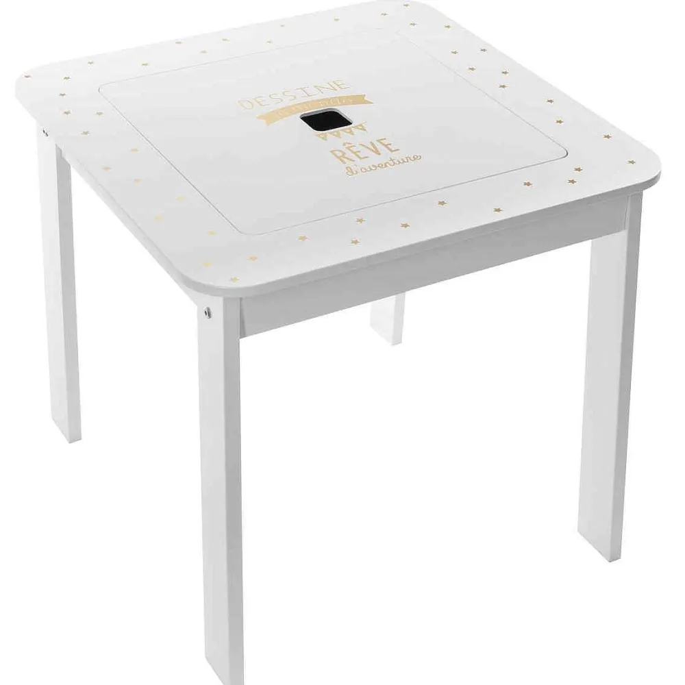 Atmosphera Tables Enfant>Table Bac 2 Tabourets Fille