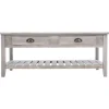 Atmosphera Tables Basses>Table Basse Bois Campagne 2 Tiroirs