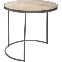 Atmosphera Tables Basses></noscript>Table Basse Metal Bois X2 Hauteur Max 51Cm