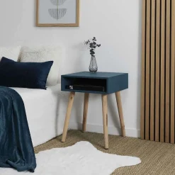 * Tables De Chevet></noscript>Table Chevet Niche Bleu