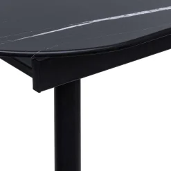 Atmosphera Tables À Manger></noscript>Table Diner Verre 160 A 200Cm Noir Mapu