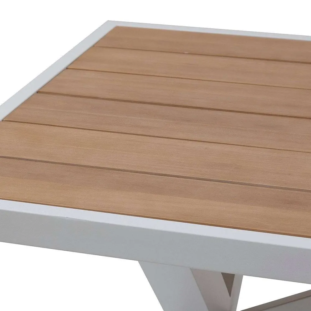 * Tables De Jardin>Table Emperia Acacia Blanc 8 Places