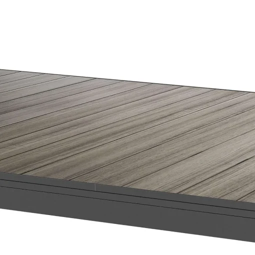 Hespéride Tables De Jardin>Table Evasion Rallonge Automatique Seigle Graphite 10 Places