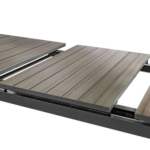 Hespéride Tables De Jardin>Table Evasion Rallonge Automatique Seigle Graphite 10 Places