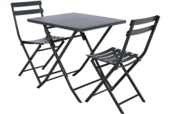 Hespéride Tables De Jardin></noscript>Table Greensboro Carree Graphite 2 Places