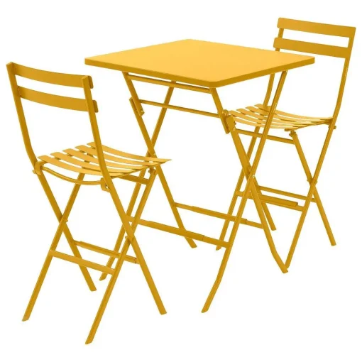 * Tables De Jardin>Table Greensboro Haute Carre Moutarde 2 Places