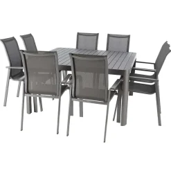 Hespéride Tables De Jardin></noscript>Table Paradize Extensible Rectangle Graphite 10 Places