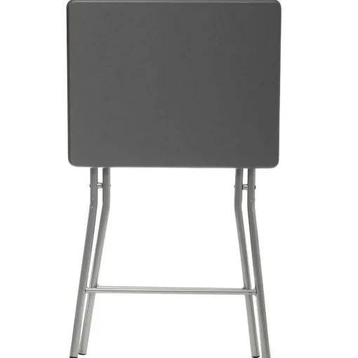 Five Tables Pliantes>Table Pliante 48X38Cm Gris H.64Cm