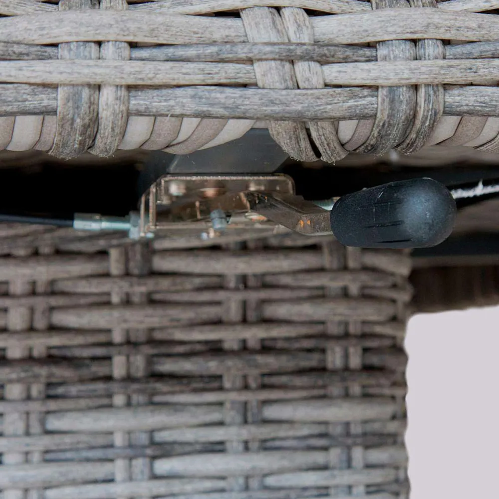 Hespéride Canapé De Jardin>Table Salon Relevable Moorea Terre D Ombre