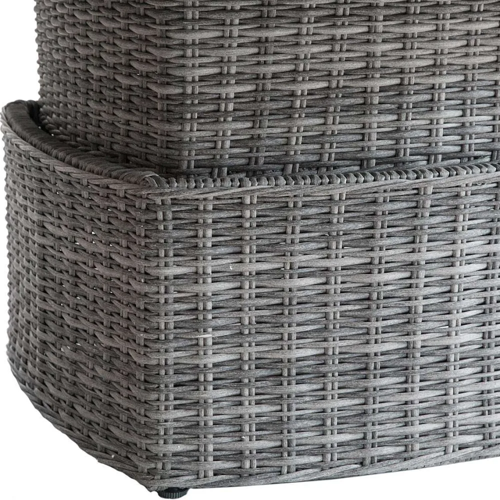 Hespéride Canapé De Jardin>Table Salon Relevable Moorea Terre D Ombre