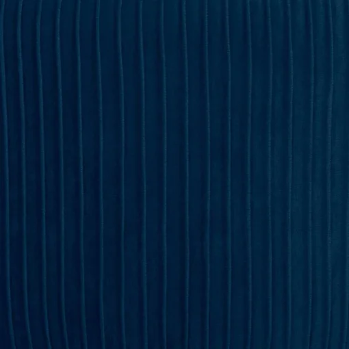 Atmosphera Tabourets>Tabouret Appoint Velours Solaro Bleu