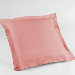 maxibazar Taie D Oreiller 63X63Cm Uni 57 Fils Lina Dragee- Taies D'Oreillers Et De Traversins