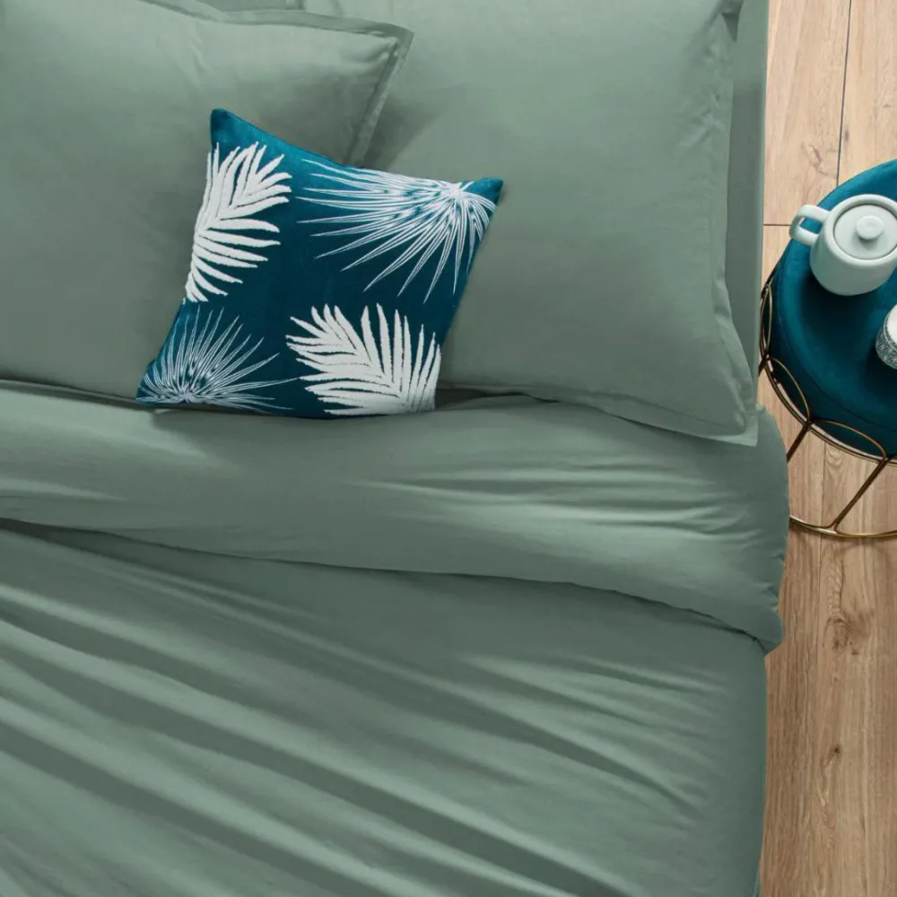 Atmosphera Taie Oreiller Celadon 50X70Cm- Taies D'Oreillers Et De Traversins