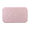 maxibazar Tapis 50 X 80 Cm Flanel Uni Phosphorescent Fluo Night Rose- Tapis Enfant