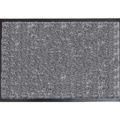 maxibazar Tapis Baptiste 60X80Cm Polyamide Pvc Bleu Gris Chine- Tapis D'Entree Et Paillassons