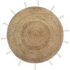 Atmosphera Tapis Cosy En Jute Et Lurex D.80Cm- Tapis Deco