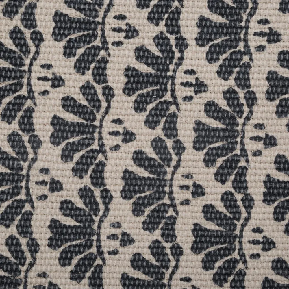 Atmosphera Tapis Coton Imprime Gris Fonce 60X90Cm- Tapis Deco