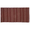 maxibazar Tapis Coton Jute Bota Terracotta 70X140Cm- Tapis Deco