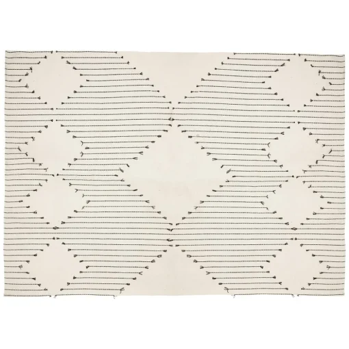 Atmosphera Tapis Coton Relief Oasis D.120X170Cm- Tapis Deco