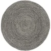 maxibazar Tapis Coton Tresse Bico Cafe D.120Cm- Tapis Deco