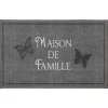 maxibazar Tapis Deco Rectangle 50X80 Cm Imprime Familia- Tapis De Cuisine