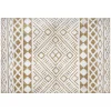 maxibazar Tapis Double Tuft Miska Ivoire 120X170Cm- Tapis Deco