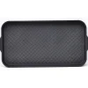 maxibazar Tapis Egouttoir 37X73Cm Polyethylene Noir- Tapis D'Entree Et Paillassons