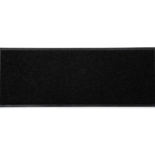 maxibazar Tapis 45X120Cm Pvc Noir- Tapis D'Entree Et Paillassons