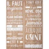 Atmosphera Toile Imprimee Citations D.58X78Cm- Toiles Et Tableaux