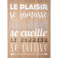 Atmosphera Toile Imprimee Citations D.58X78Cm- Toiles Et Tableaux