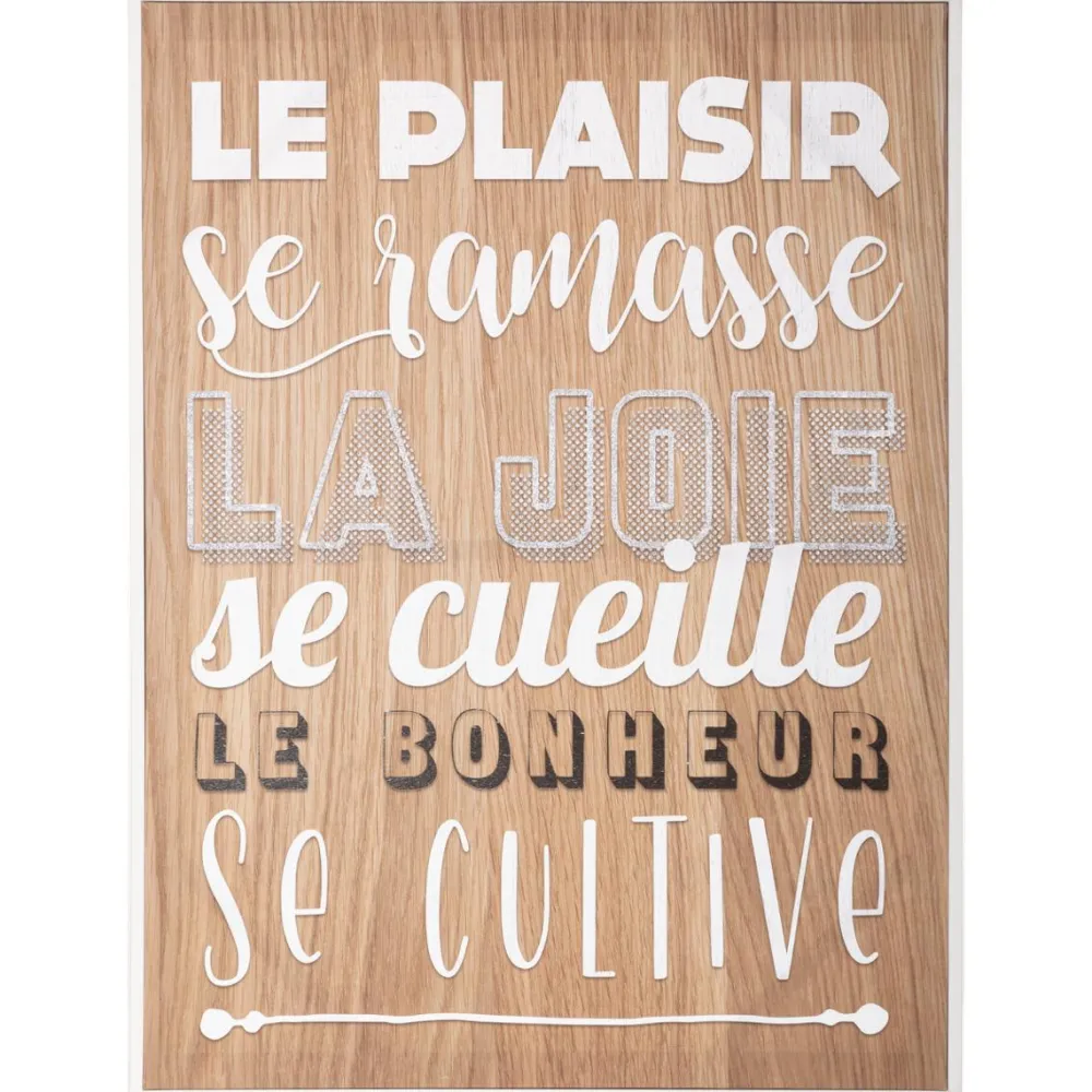 Atmosphera Toile Imprimee Citations D.58X78Cm- Toiles Et Tableaux