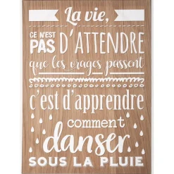 Atmosphera Toile Imprimee Citations D.58X78Cm- Toiles Et Tableaux