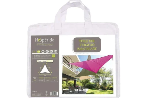 Hespéride Voiles D'Ombrages>Toile Solaire Curacao 2X2X2M Blanc