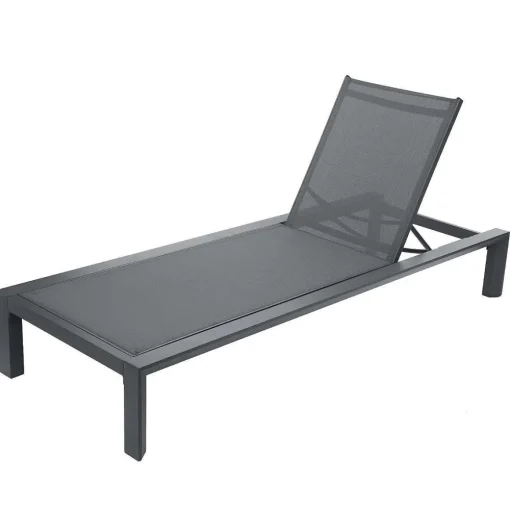 Hespéride Chaise Longue Et Transat De Jardin>Transat Evasion Anthracite Graphite