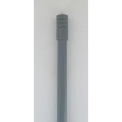 maxibazar Tringle Extensi Bistrot 170X300X1 Embout Cylindre Strie Gris- Vitrages